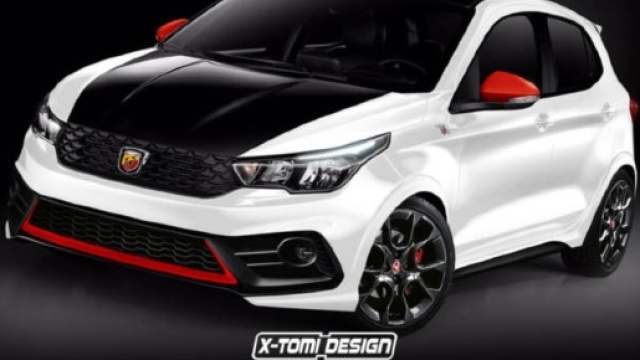 Render di Fiat Argo Abarth che potrebbe essere venduta come Punto in Italia