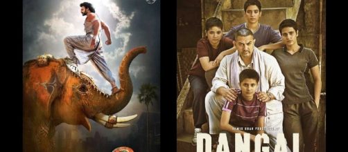 A still from Baahubali: The Conclusion and Dangal