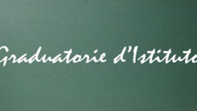 Graduatorie d'istituto: slitta la data