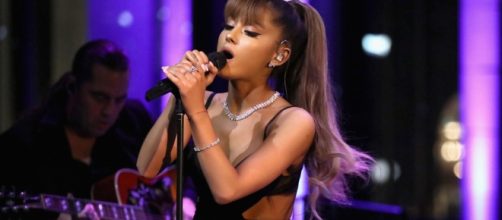 Screen grab of Ariana Grande via BN library