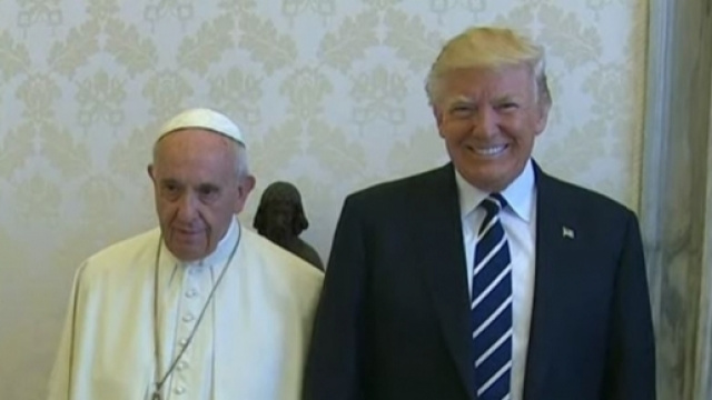 Papa Francesco e Donald Trump in Vaticano