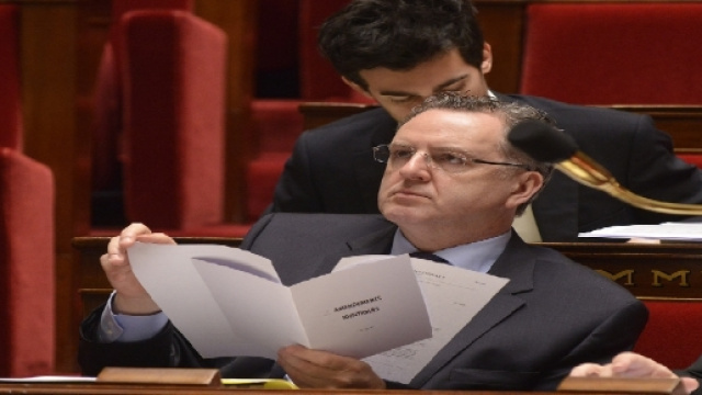 Richard Ferrand le 13 f&eacute;vrier 2015 lors d'une s&eacute;ance publique &agrave; l'Assembl&eacute;e nationale