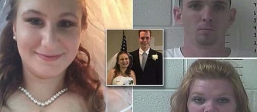 No centro, ela e o marido; em cima, o amante (Foto: Reprodu&ccedil;&atilde;o)