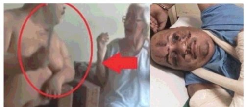 Roberto foi filmado agredido e amea&ccedil;ando a m&atilde;e