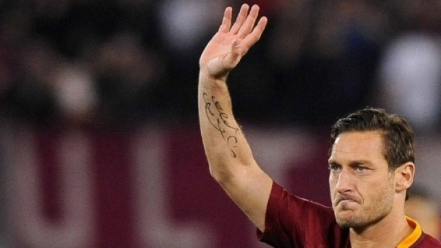 Francesco Totti saluta la sua Roma