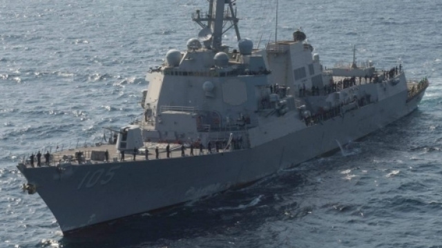 Il cacciatorpediniere americano USS Dewey, il cui ingresso nelle acque Spratly fa crescere la tensione tra USA e Cina