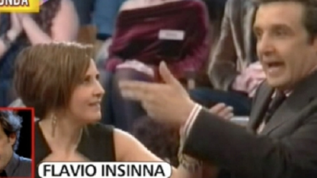 Il fermo immagine del fuori onda incriminato