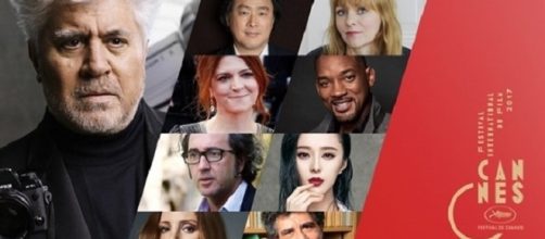 Pedro Almod&oacute;var con algunos de los miembros de su Jurado (Agn&egrave;s Jaoui, Will Smith, Paolo Sorrentino o Jessica Chastain entre ellos).