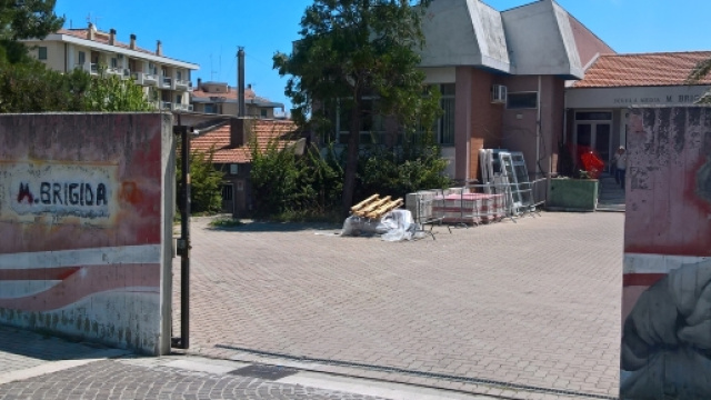 La scuola media &ldquo;Bernacchia-Brigida&rdquo; di Termoli.