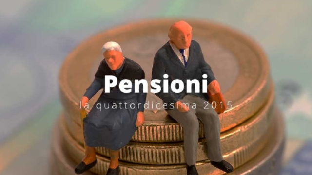 Pensioni: la quattordicesima nel 2017, a luglio i pensionati all'incasso