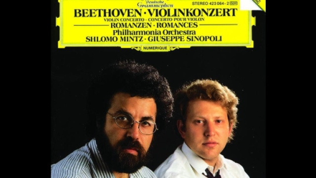 Il giovane Shlomo Mintz sulla copertina di un Cd.