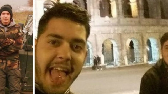 A sx Emanuele morganti, a dx Luca Palmisani e Mario Castagnacci, due dei tre arrestati.