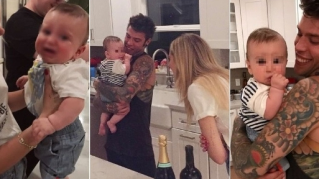 Fedez fa sorridere un bimbo a Los Angeles, Chiara Ferragni presente