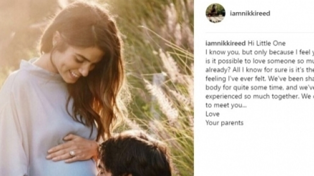 Nikki Reed incinta di Ian Somerhalder (Credits: Instagram)