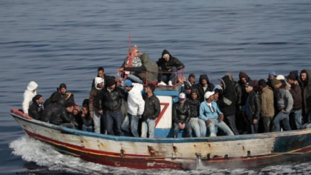 Sbarchi immigrati nei pressi del ciolo a Gagliano