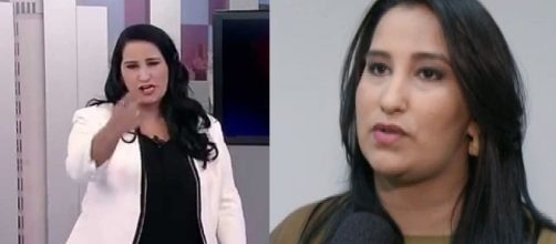 A apresentadora disse que presa pela seguran&ccedil;a de seus filhos ( Foto - Rede Record)