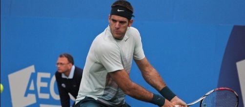 Juan Martin del Potro during last year's ATP Queen's. Photo by Marianne Bevis -- CC BY-ND 2.0
