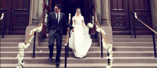 La boda de ensue&ntilde;o de Emmy Rossum - StyleLovely - stylelovely.com
