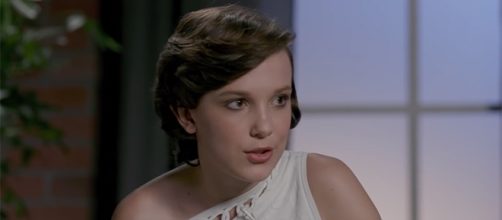 Millie Bobby Brown earned acclaim after playing Eleven in last year's breakout series, "Stranger Things." (YouTube/Variety)