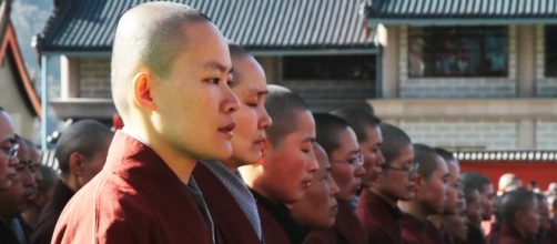 Monjas del Monasterio y Academia del Monte Wutai.