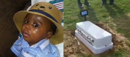 Family shocked by coffin floating Photo screen capture from Fox 13 video