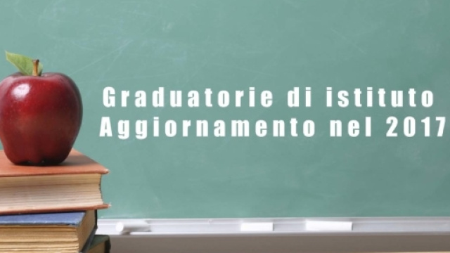 Graduatorie di istituto, aggiornamento nel 2017