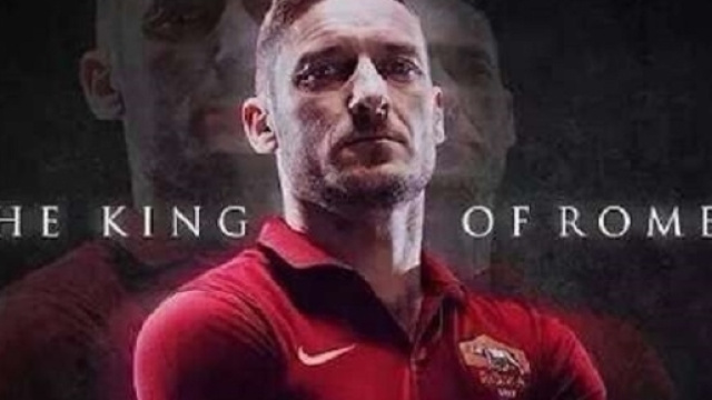 Francesco Totti denominato il Re di Roma