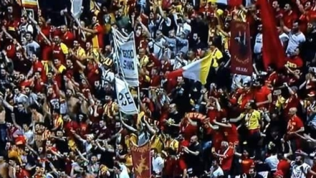 I sostenitori del Benevento in festa al Curi