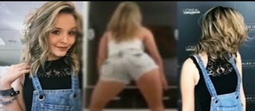 Atriz mirim se solta ao som de funk