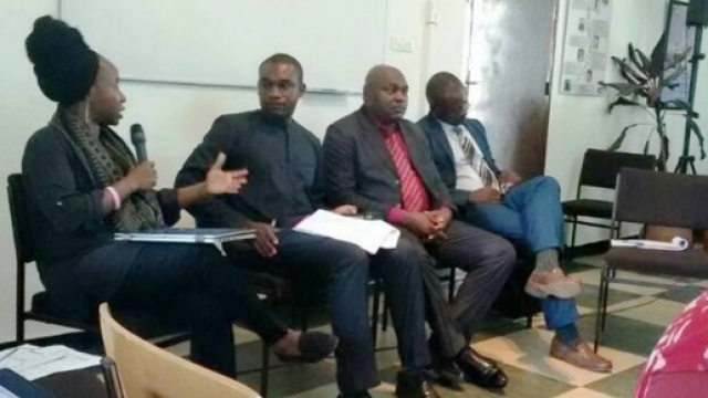 La pr&eacute;sidente du CPP madame Edith Kah Walla