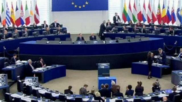 Una seduta del Parlamento europeo