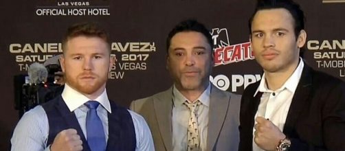 Canelo vs Chavez Jr. [Image Credit: Twitter/Boxing]