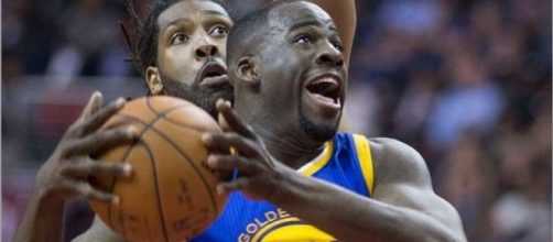 Draymond Green in action, Wikipedia https://en.wikipedia.org/wiki/Draymond_Green#/media/File:Draymond_Green_against_Washington_(cropped).jpg