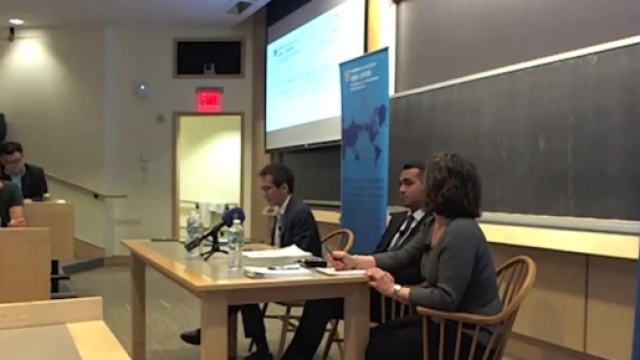 Il vicepresidente della Camera dei Deputati, Luigi Di Maio, ospite all'Universit&agrave; di Harvard