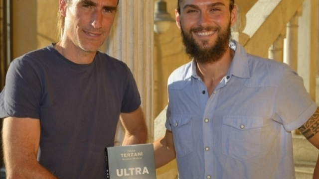 Folco Terzani e Michele Graglia durante una delle presentazioni del libro "Ultra" (foto di Pierluigi Benini)