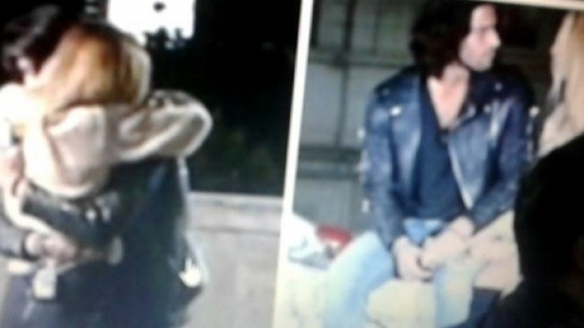 Soleil Sorge abbraccia Luca Onestini nel corso dell'ultima esterna