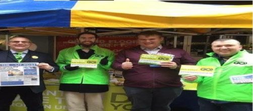 George Connolly, pictured third in centre, has been embroiled in controversy