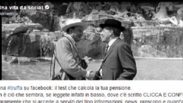 Allarme della Polizia Postale: truffa Facebook sul calcolo della pensione.