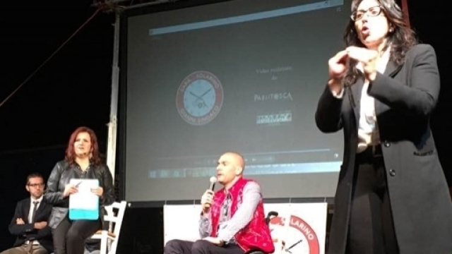 La presentazione del candidato al Consiglio comunale Fabio Casella