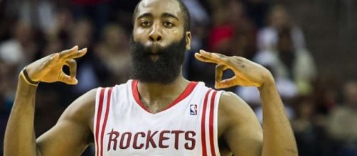 James Harden's latest outing was a Houston playoff win to even their series with the Spurs. [Image via Blasting News image library/expressnews.com]