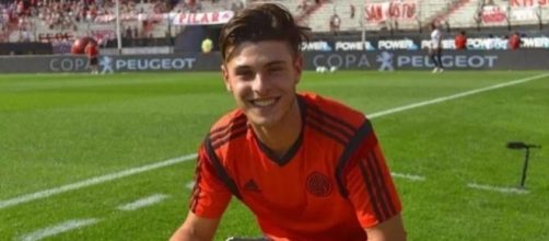 Joaqu&iacute;n P&eacute;rez, delantero juvenil de River Plate.