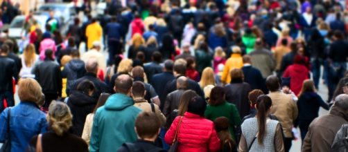 Large number of people in one particular area