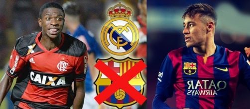 Vinicius Junior y Neymar comparativa