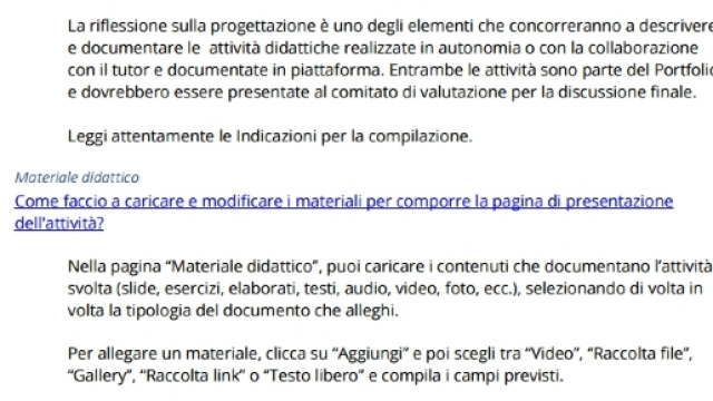 come caricare le attivit&agrave; progettuali su Indire