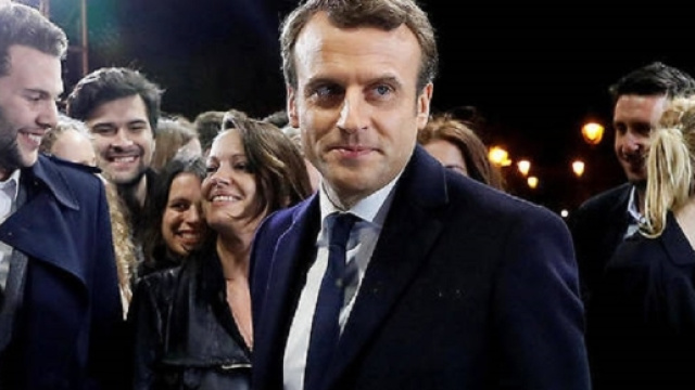 Emmanuel Macron, nouveau pr&eacute;sident de la R&eacute;publique fran&ccedil;aise