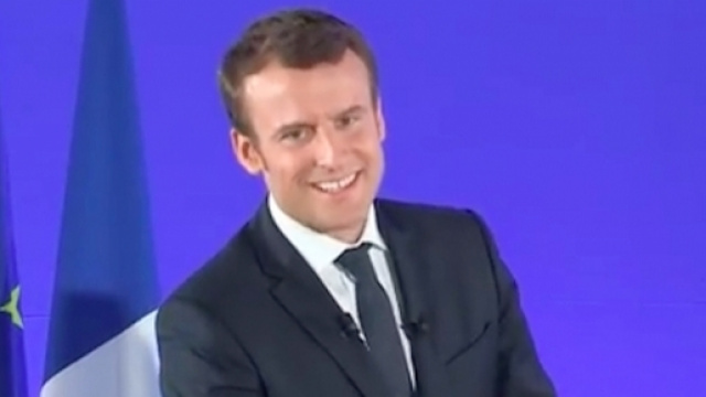Emmanuel Macron, nouveau pr&eacute;sident de la R&eacute;publique