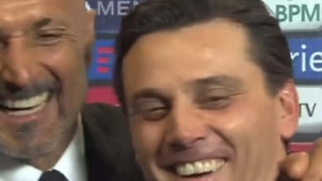 Spalletti e Montella nel post partita a Sky