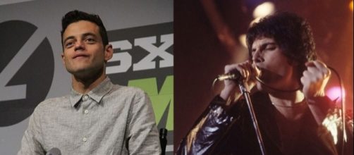 Photos via Wikimedia Rami Malek by Daniel Benavides/CC BY 2.0/Freddie Mercury by Carl Lender/CC BY-SA 3.0