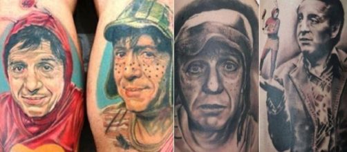 Tatuagens de Chaves e Chapolin