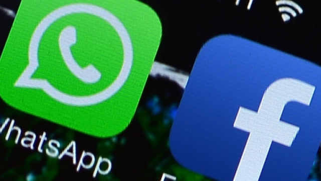 I loghi delle app Facebook e WhatsApp